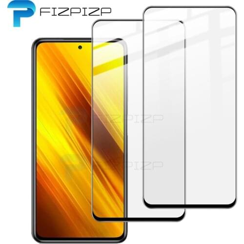 2 PCS / LOT Screen Protector Tempered Glass For XiaoMi Poco X3 NFC POCOPhone X3 Global Version 6.67 inch POCOX3 Glass Full Glue