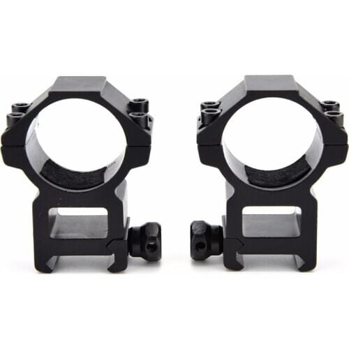 2PCS Optical Sight Bracket Metal Dovetail Rifle Scope Mount Ring Weaver High 20mm Mount Dia 30mm Hunting Outdoor Gun Accessories