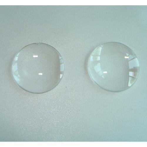 2000pcs/lot Best quality 25mm Diameter Biconvex lens 45mm for DIY Google Cardboard V1 google cardboard lens