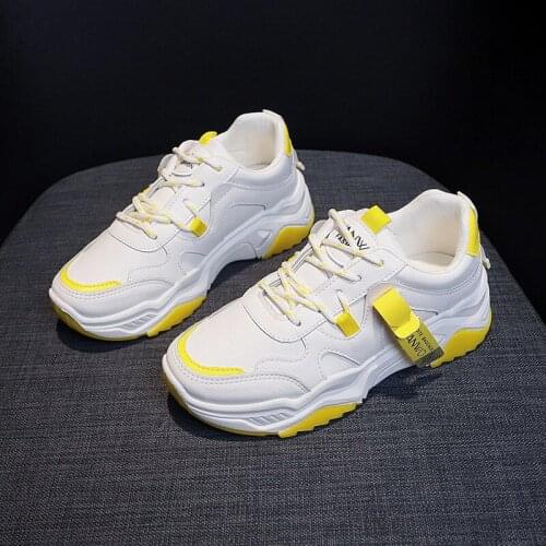 2021 Fashion Spring New Designer Hot Sale White Shoes Female Platform Sneakers Women Tenis Feminino Casual Female Shoes Woman