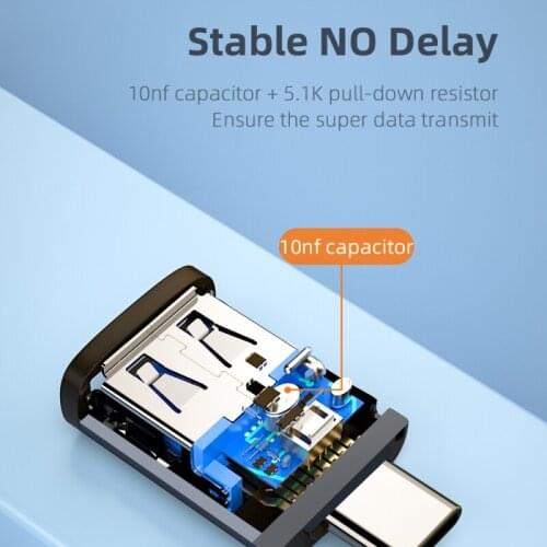 Essager USB Adapter OTG Connector Type C USB3.0 Micro USB 2.0 Male To Female Converter For Macbook Lap Pc Samsung Huawei Xiaomi