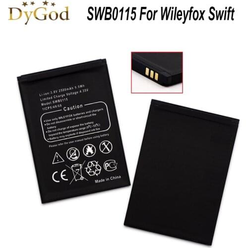 2500mAh SWB0115 Battery For Wileyfox Swift Smartphone High Quality Replacement Backup Battery For Wileyfox Swift