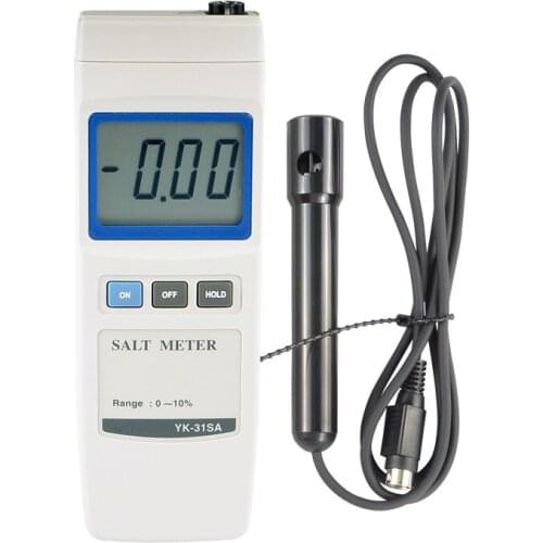 Hot Sale Original High Precision Digital Salt Meter 0-10% Salt Weight Temperature 0-50C Salinity Analyzer Meter Salt Ratio Meter