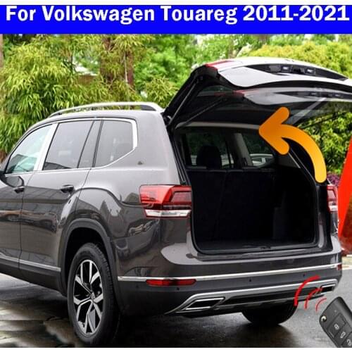 Car Trunk Opening For Volkswagen Touareg 2011-2021 Tail box Foot kick Sensor Intelligent Tail Gate Lift Electric Tailgate