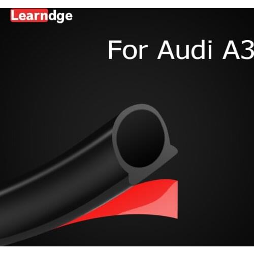 For Audi A3 8Y 2021 2020 Sportback Limousine Sedan Car Door Rubber Seal Strips Trunk Auto Hood Soundproof Strip Car Interior