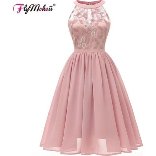 Flymokoii Summer Chiffon Dresses