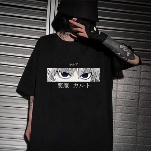 Hunter X Hunter T Shirt women Summer Tops Killua Printed Harajuku Unisex Anime Shirt Tops