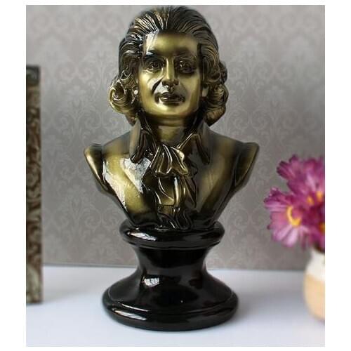 Composer Home Ornament Personage adornment musician Mozart Furnishings Art Material Ludwig van Beethoven Home sculpture statue