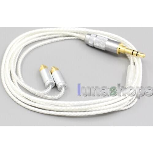 LN006636 4.4mm 2.5mm 3.5mm XLR Hi-Res Silver Plated 7N OCC Earphone Cable For Dunu dn-2002