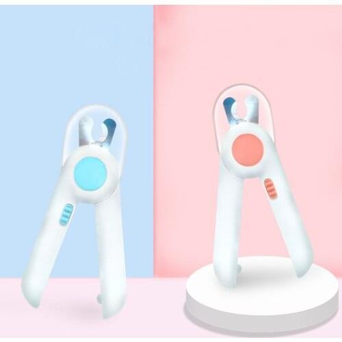 Puppy Kitten Grooming Claw Nails Trimmer Steel Portable Pet Cat Dog Nail Clippers Cutting Machine Beauty Scissors LED Lighting