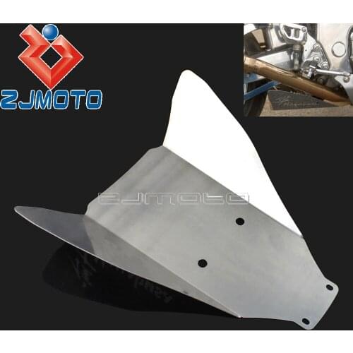 Motorcycle Assembly Lower Belly Pan Custom For Suzuki Hayabusa GSX1300R GSX 1300R 1999-2007 Motprbike Silver Aluminum Under Wing
