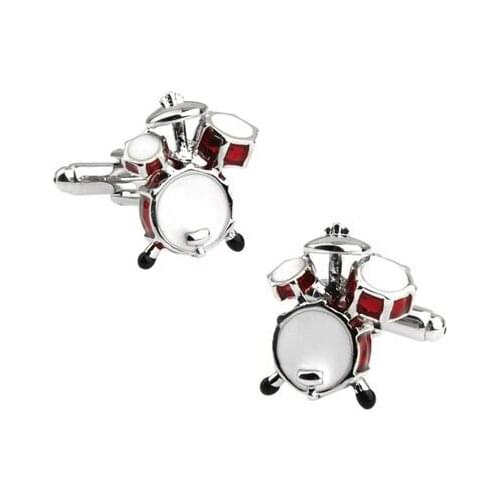 Drum Set Cufflink Cuff Link 15 Pairs Wholesale Free Shipping