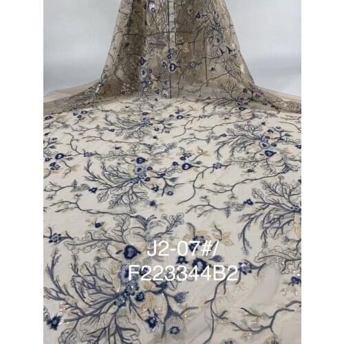 The Latest French Lace Fabric 2021 High-quality African Wedding Lace Fabric, With Sequins As Nigerian Lace Fabric D38501