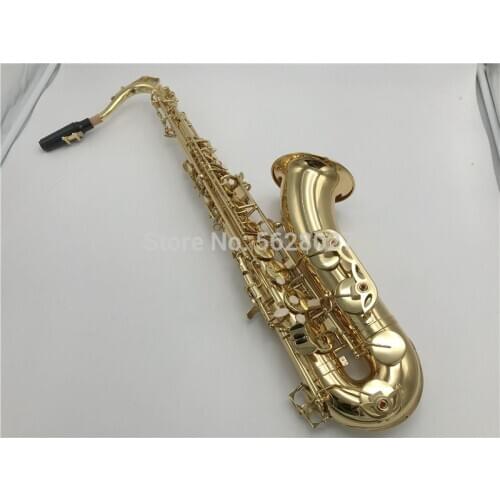 New high quality tenor saxophone Golden tenor saxophone Complete accessories Mouthpiece and case