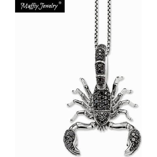 Scorpion Pendant Necklace,Europe Style Punk Rebel Fashion Good Jewelry For Women,2017 Gift In 925 Sterling Silver,Super Deals