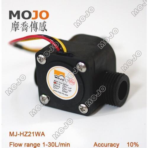 Hot Sales MJ-HZ21WA G1/2'' Water Flow Senser Coffee Machine Flow Meter Water Controller 1-30L/min