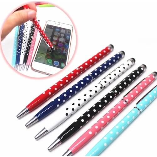 1Pcs Touch Screen Ballpoint Pen Lovely Cartoon Rabbit Head Pattern Gel Pen Creative School Office Stationery Writing Supplies