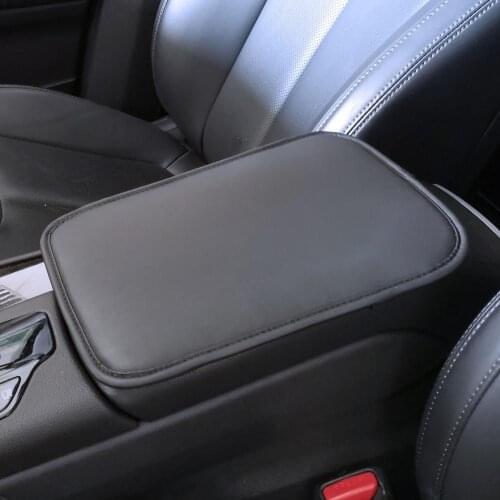 PU Leather Universal Car Armrest Mat Dust-proof Protector Waterproof Cushion Cover Auto Interior Armrests Storage Box Mats Cover