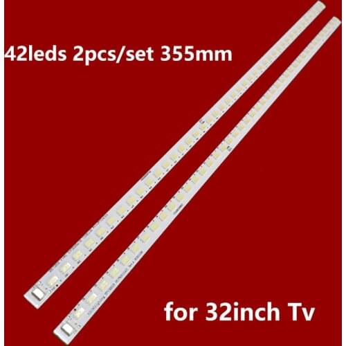 1SET=2PCS LED Backlight Strip 42Lamps For SPV3201L 00.P5002GB01 LCD-32LX430A 32NX430A LCD-32LX530A screen LK315T3LWC0X
