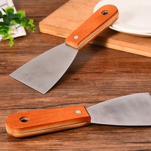 1PC Frying shovel cooking spoon cooking pancake fruit tool fried steak cutter stainless steel cooking shovel practical
