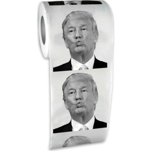 1PC Toilet Paper Roll President Toilet Paper Roll Novel Gag Gift Prank Joke