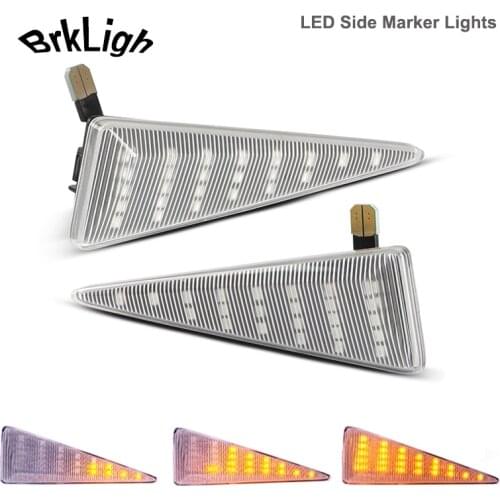 2Pcs Car LED Dynamic Side Marker Turn Signal Lihgt Lamps For Renault Megane MK2 CC Espace Avantime Thalia Grand Scenic Vel Satis
