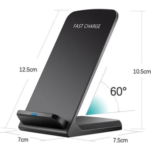 10W Qi Wireless Charging Stand Dock Fast Wireless Charger Phone Holder for IPhone 11 X XR XS Max Samsung S10 S9 Note9 Xiaomi