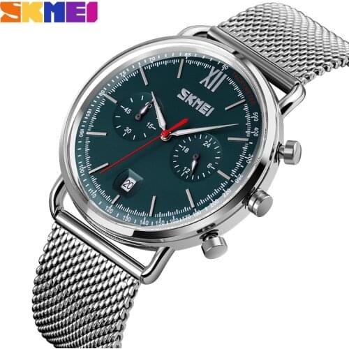 SKMEI Men Watches 2020 Luxury Top Brand Analog Chronograph Sport Quartz Wristwatches Casual Clock Relogio Masculino 9206