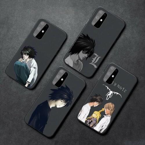 Death Note L·Lawliet Phone Case For Samsung A21S A32 A51 A52 A71 A50 A12 S10 S20 S21 Plus Fe Ultra