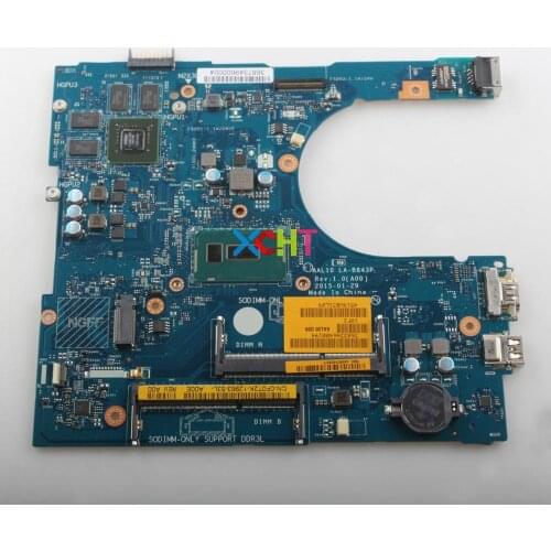 CN-0F0T2K 0F0T2K F0T2K AAL10 LA-B843P w 3205U CPU 920M/1GB GPU for Dell 5458 5558 5758 Laptop Notebook PC Motherboard Mainboard