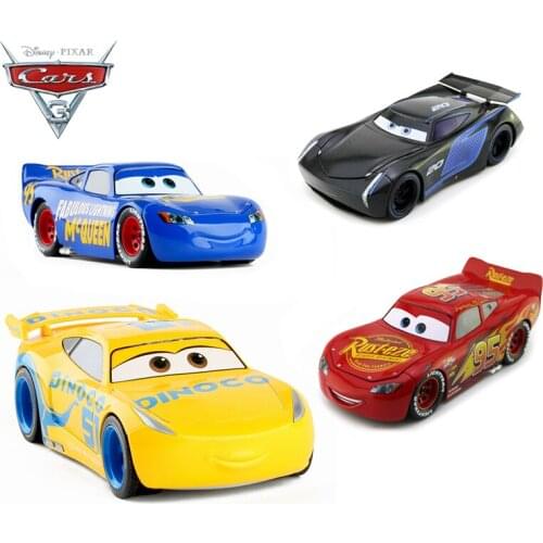 Disney Pixar Cars 3 Diecasts Metal Car Toy Child Gift Black Storm Jackson Lightning McQueen Toy Vehicles Baby Birthday Gift