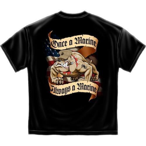 Marine Corps T Shirt Military Usmc Bulldog Devil Dog American Flag 2019 Fashion Short Creative Printed MenS Customize Shirts