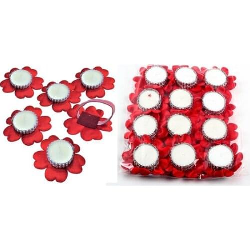 Henna Wonderland Henna Night Hand Wax 12 Pcs Red Economic-Henna Supplies party material