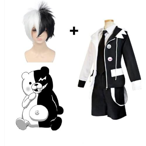Hot Game Costume Unisex Cosplay Costume Anime Wig Shirt Coat Suit Halloween Costumes for Women and Man