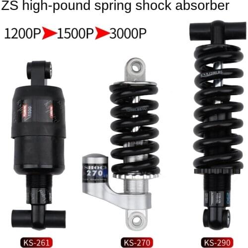 KS Shock Absorber Mountain Bike Rear Tank Folding Bike Electric Bike Spring Shock Absorber Scooter 1200 3000 lbs