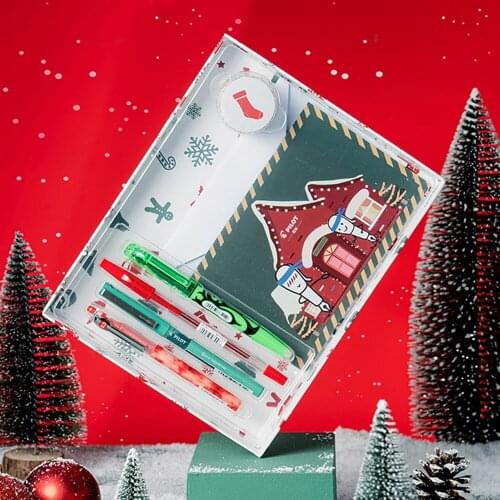 PILOT Summer Limited Set CA.HLSD-P4 Gel Pen Friction Friction Water-based Pen Pencil Set P500 V5 Summer Story Student Stationery