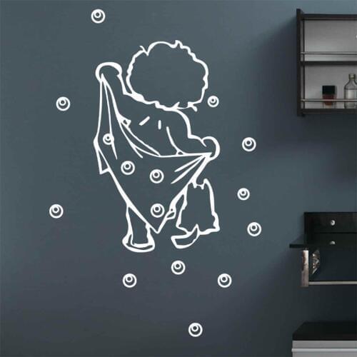 Bath Wall Decal Bathroom Bubble Kids Baby Room Home Decor Vinyl Window Stickers Shower Art Mural Waterproof Childs Gift M671