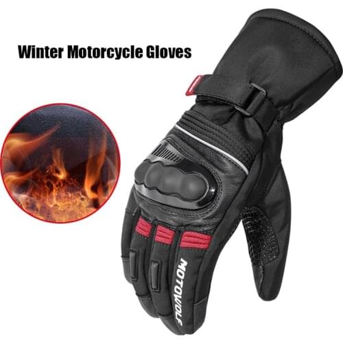 Motorcycle Gloves Men Cycling Mountain Bike Guantes Motocross Luvas Touch Screen Moto Gloves Winter Gloves Protective Gears