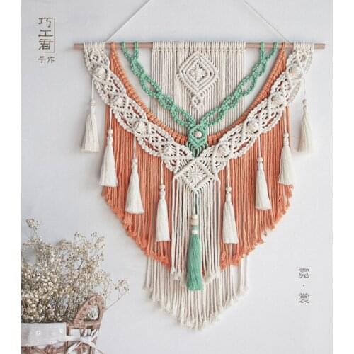 Hand-woven Tapestry Tassel Tapestry Bedside Sofa Background Wall Decoration Bohemian Dining Table Wall Hanging Boho Decor