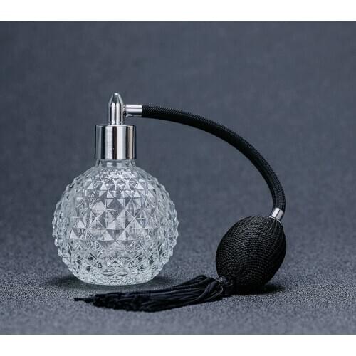 Lead-free Glass Airbag Spray Bottle Bitter Essence Spray Bottle Perfume Spray Bottle Retro Air Bag Squeeze Spray Bottle