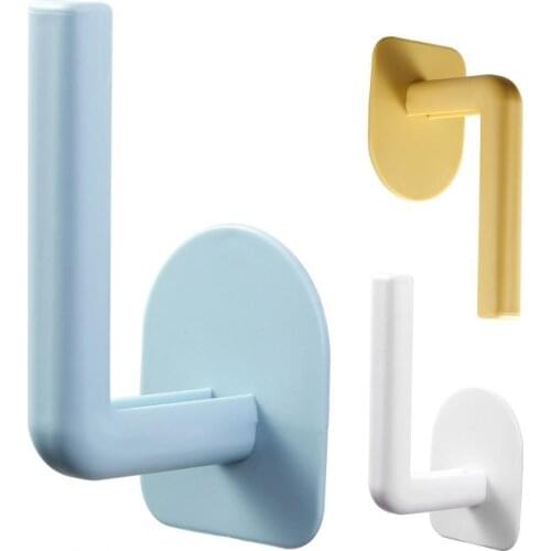 Storage Hanger Punch-free Wall Mount ABS Multifunctional Organizer Hanger for Kitchen ABS Punch-free Storage Hanger