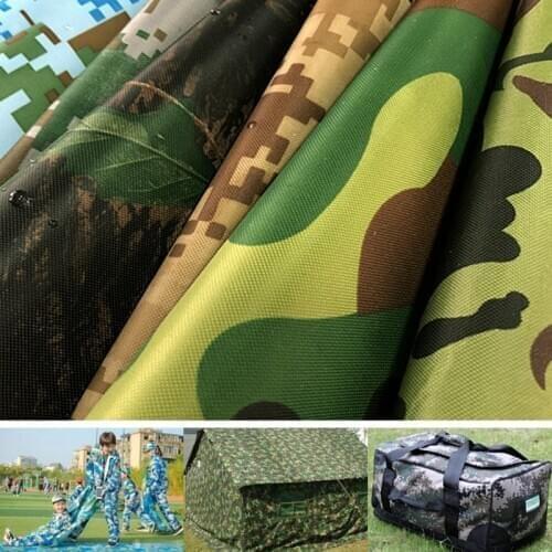Size 100cm*150cm Camouflage Printed Pvc Coating Waterproof Oxford Fabric For Outdoor Tents, Awning, Carport Fabric