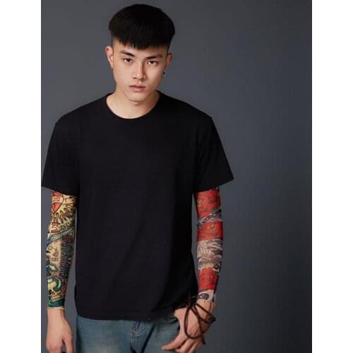 1/2pcs Tattoo Flower Arm Summer Sun Riding Sleeve Cooling Arm Sleeves Outdoor Sport UV Arm Protective Cover Cycling Equipment