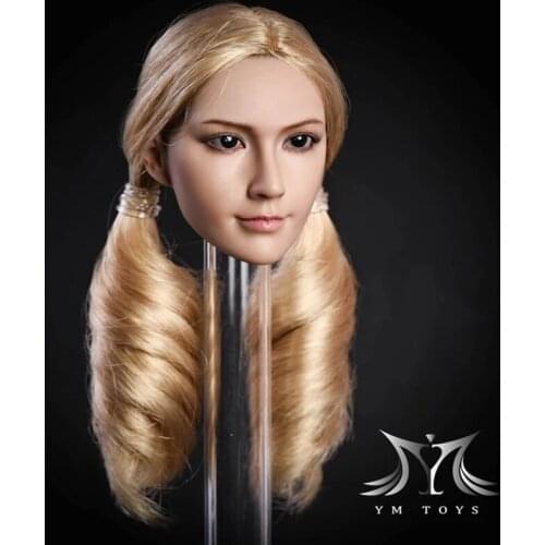 1/6 Scale YMTOYS YMT10 Asian beauty Gilr Head Sculpt Model For Female 12'' PH TBL Action Figure Body In Stock