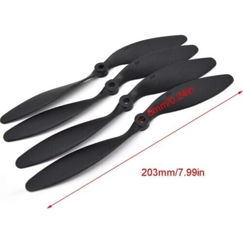 10pcs 8060 Propellers Glass Fiber&Nylon Props for RC Airplane Quadcopter Blades