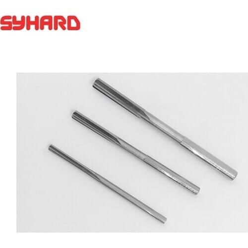 2pcs/lot Dia4.01-5.00mm Tungsten Steel Reamer H7 Machine Straight Shank Milling Reamers Precision Chucking Machine Cutter Tool