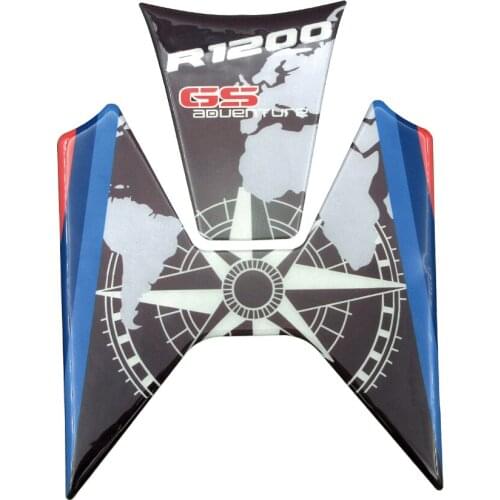 Motorcycle 3D Protector Stickers Gas Cap Pad Filler Oil Tank Decorative Decals For BMW R1200GS R1200 GS 2013 2014 2015 2016-2018