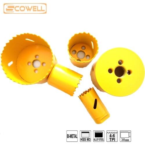 40% OFF HSS Adjustable Hole saw Blade Bi-metal M42 Holesaw from 14mm to 140mm for metal cutting