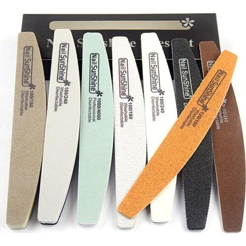 8Pcs/Kits Nails File Set Gift Box Double Side Nail Buffer Manicure Pedicure DIY At Home Sponge Nail Polish Sanding Files Newest