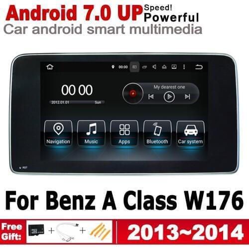 Screen Stereo Android Car GPS Navi Map For Mercedes Benz A Class W176 2013~2014 NTG Original Style Multimedia Player Auto Radio